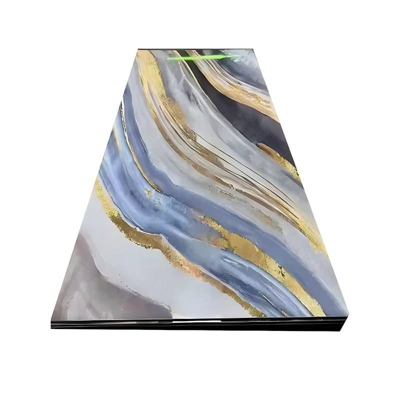 Tấm tường bằng đá cẩm thạch PVC có lớp phủ UV có độ bóng cao có thể biến đổi nội thất hiện đại với độ bền, kiểu dáng và hiệu quả chi phí