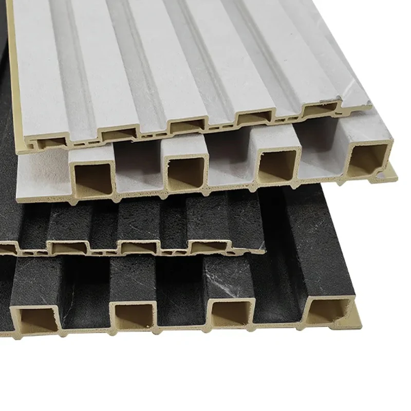 Bảng điều khiển tường WPC trong nhà dập nổi 3D