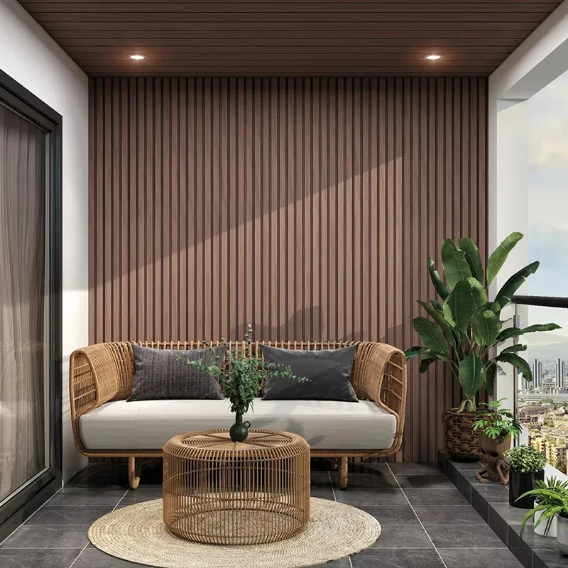 Bảng điều khiển tường WPC ngoài trời xây dựng thương mại
