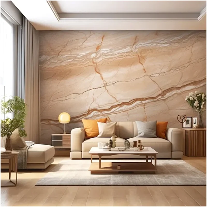 Thiết kế hiện đại Trang trí nội thất 3D PVC Tường PVC