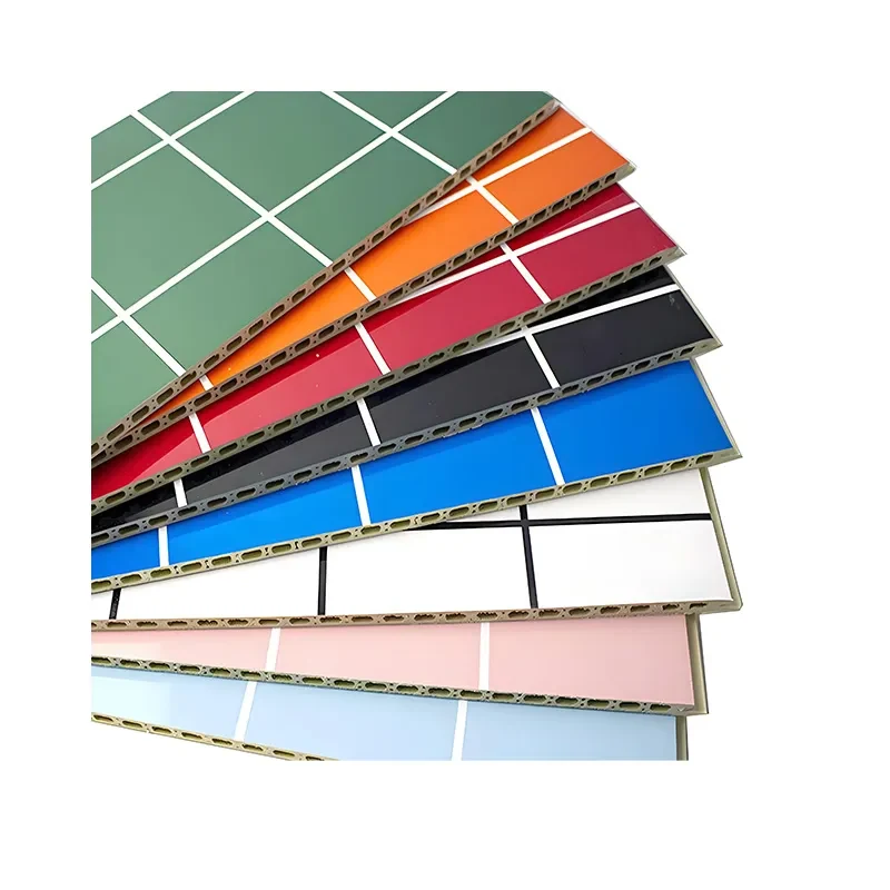 Các tấm tường PVC bằng sợi tre không thấm nước
